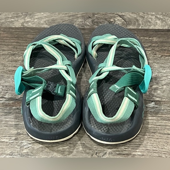 Chaco Green Strappy Sandals - Picture 4 of 5